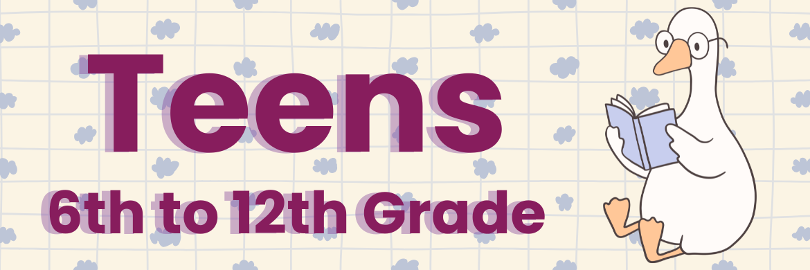 Teen page for grades 6th-12th