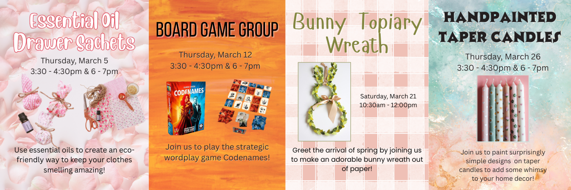 Adult March 2026 Programs