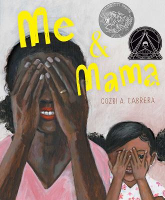 me and mama book cover with a mom and little girl covering their eyes