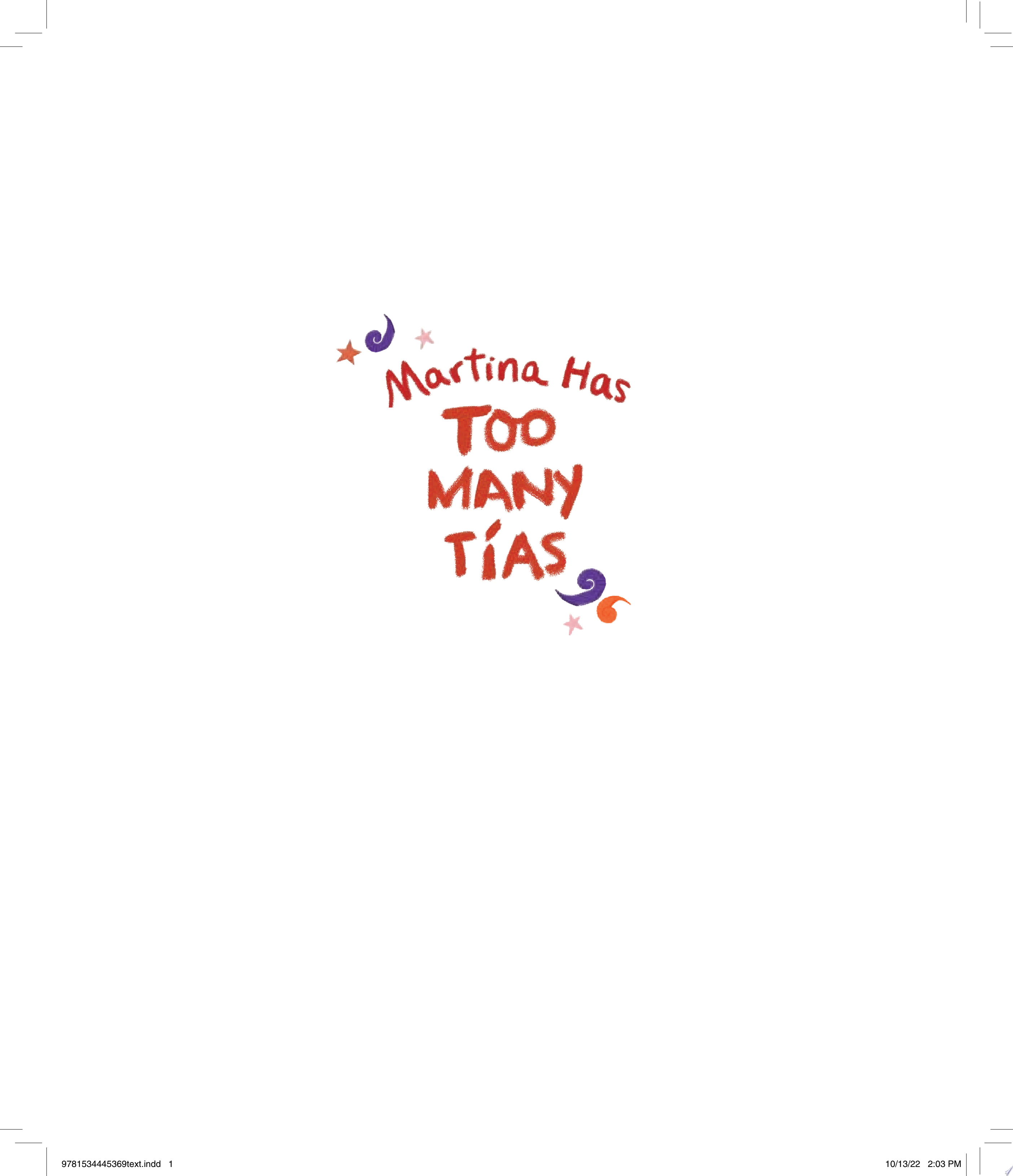 Image for "Martina Has Too Many Tías"