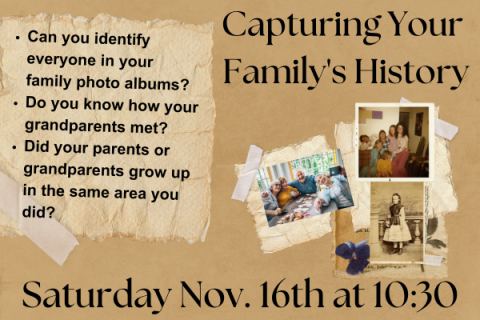 capturing family history brown