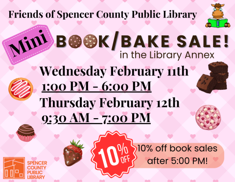 Mini book bake sale