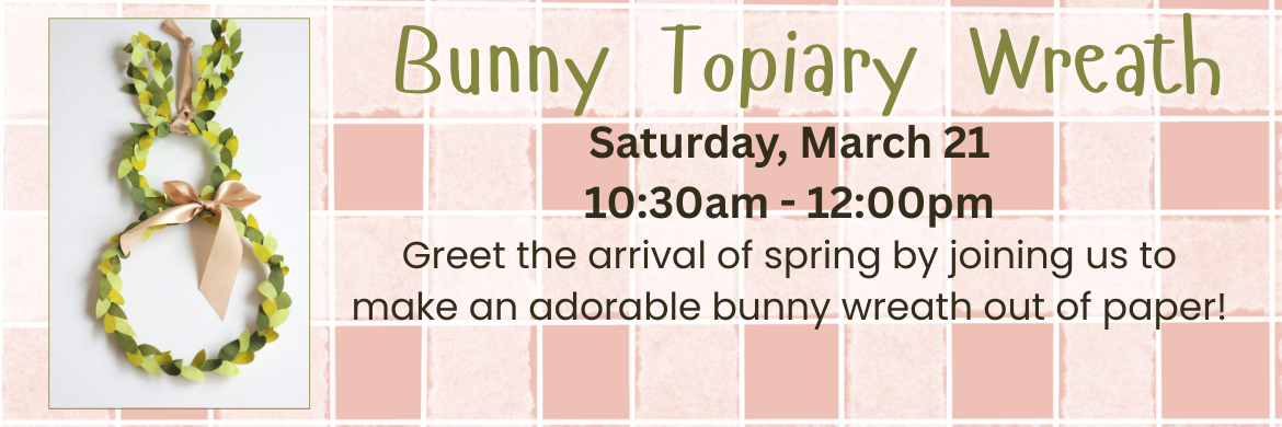 Bunny Topiary Wreath